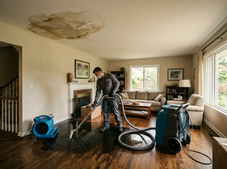 attic-pipe-burst-ceiling-drip-008 — frequently asked questions, Water Damage Restoration & Carpet Care in Gettysburg, PA